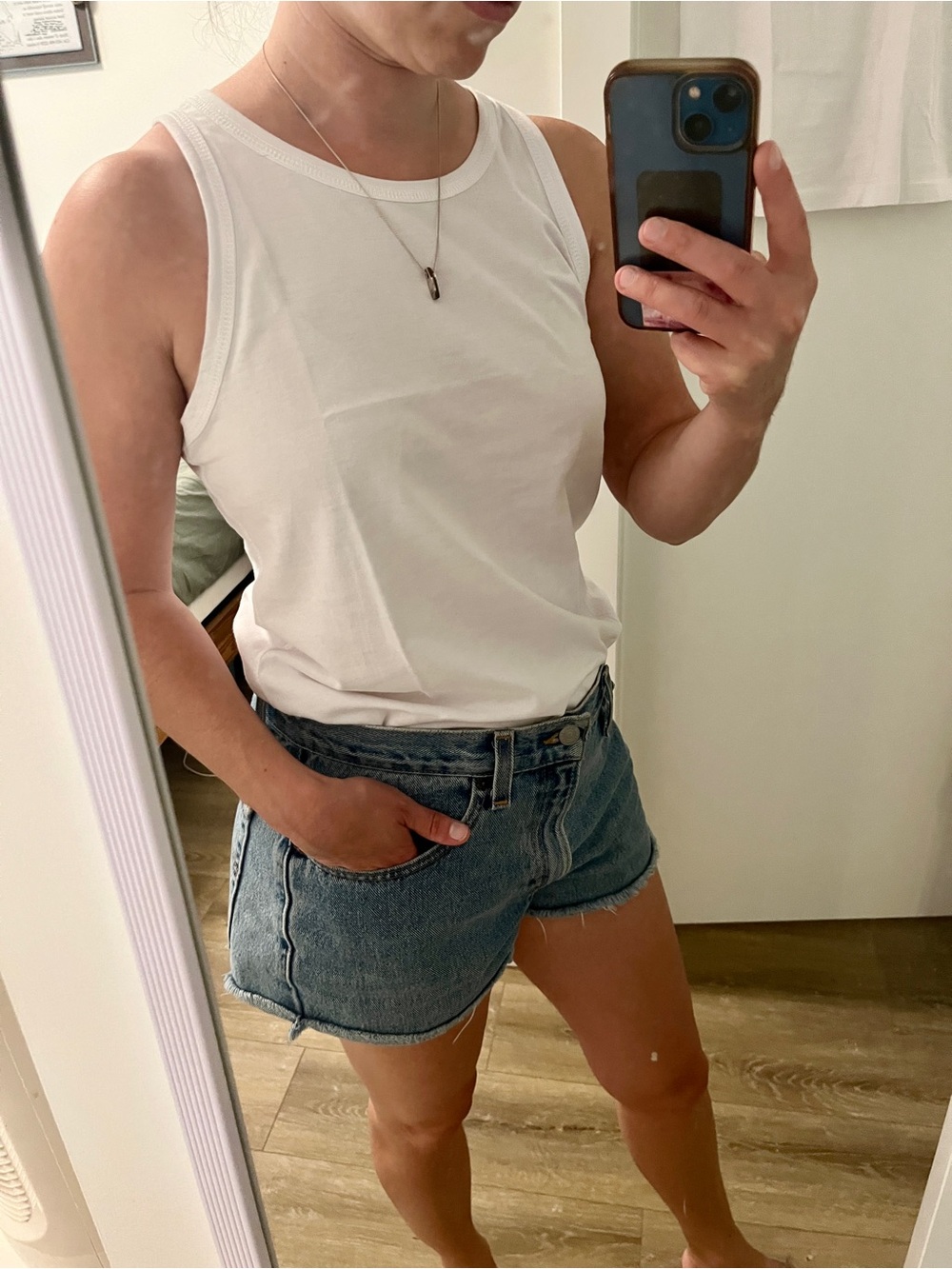 KOTN Classic White Tank Top